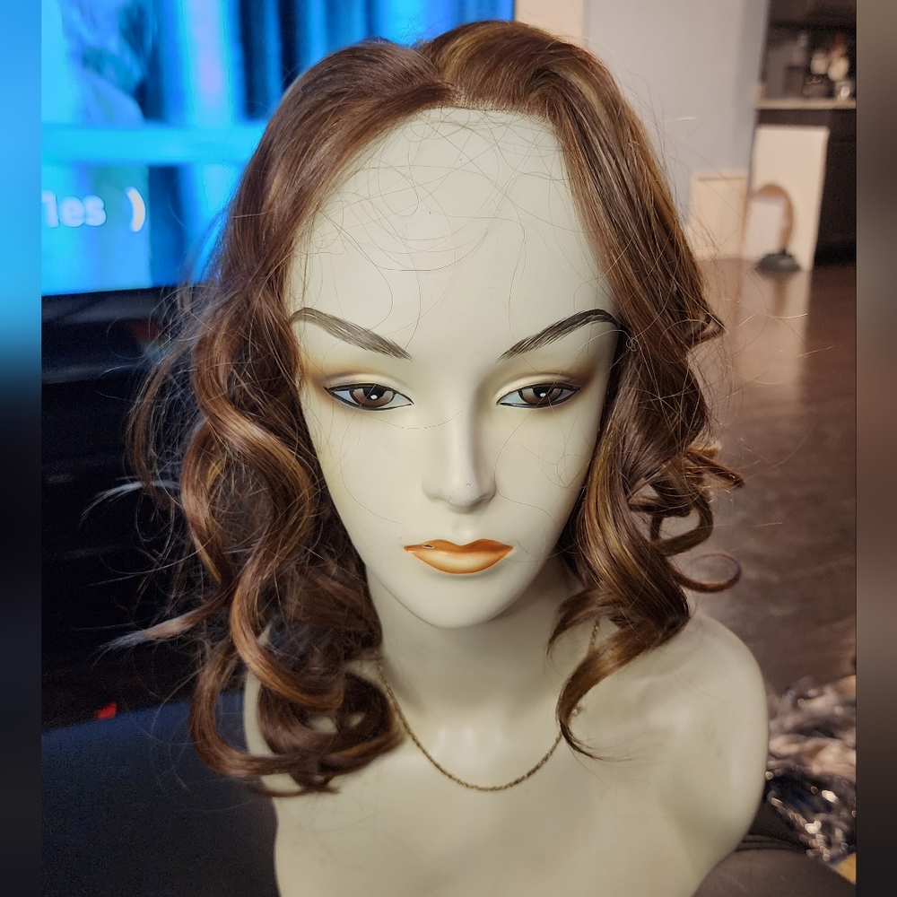 Human hair lace wig